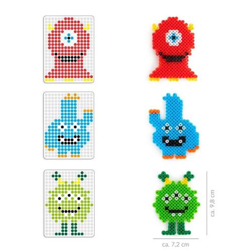 Set margele termoadezive mini creatii 3d monster 957054