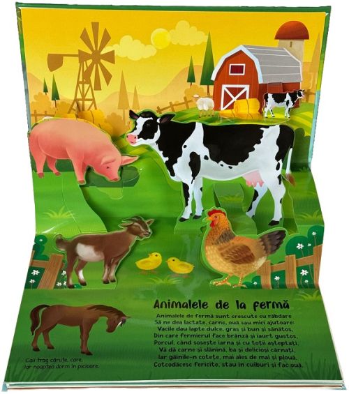 Animalele. Carte cu imagini pop-up