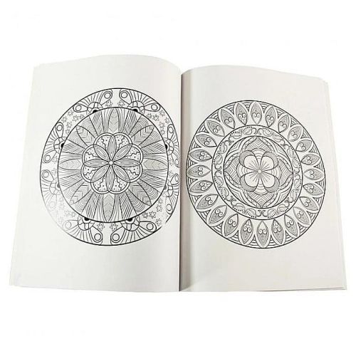 Carte de colorat pentru adulti Mindful Mandalas 3