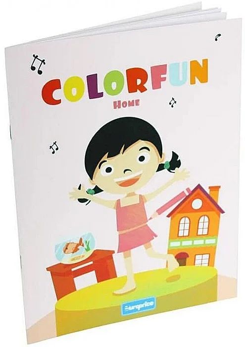 Carte de colorat Colorfun Home