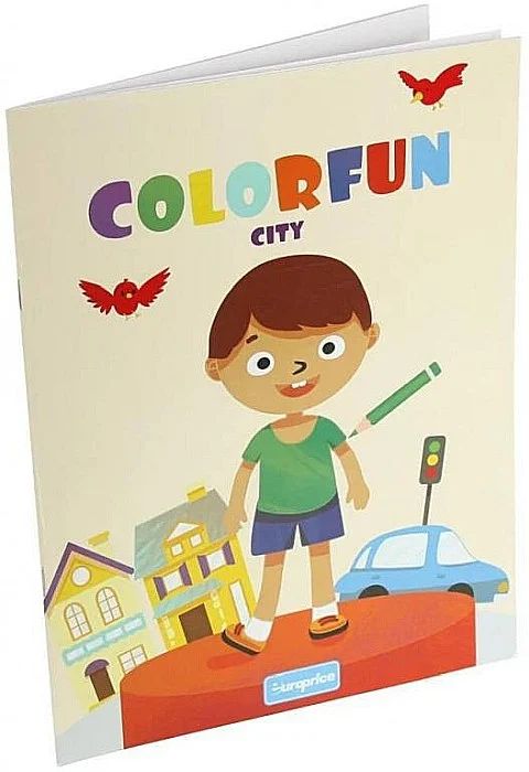 Carte de colorat Colorfun City