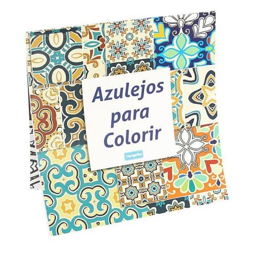 Carte de colorat antistres Azul