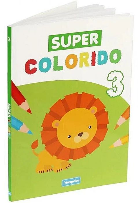 Carte de colorat Super Colorido 3