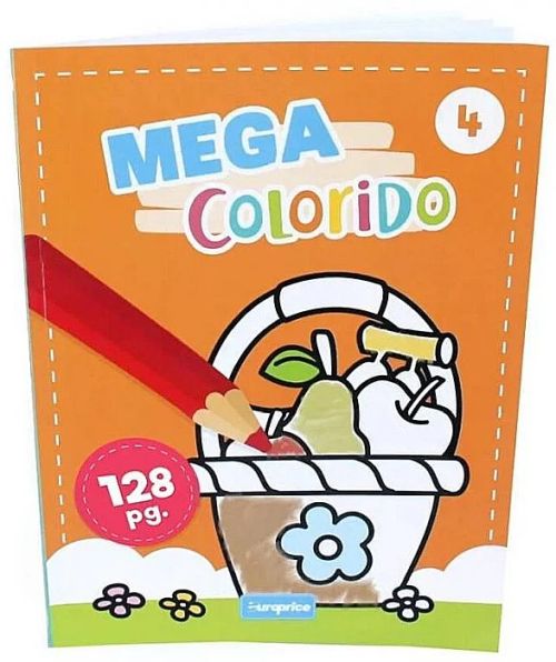 Carte de colorat Mega Colorido 4