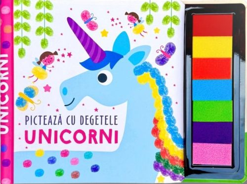 Unicorni. Picteaza cu degetele - Mammuth