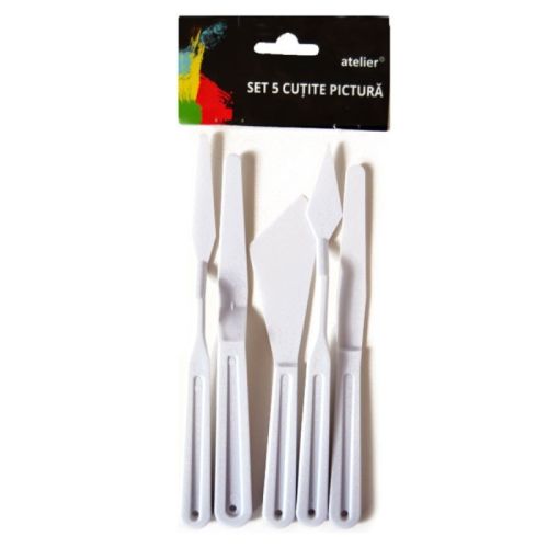 Set 5 cutite pictura plastic atk3/5