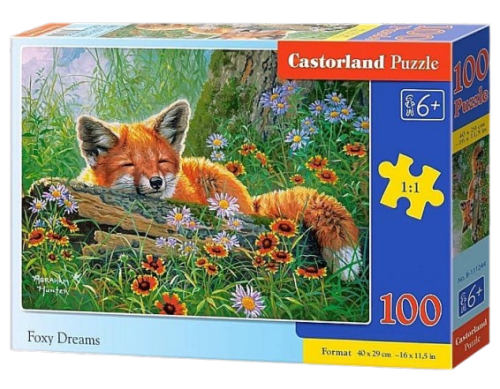 Puzzle 100 piese foxy dreams castorland 111244