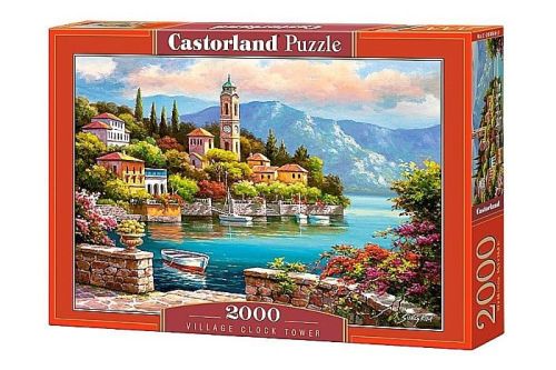 Puzzle 2000 piese village clock tower castorland 200696