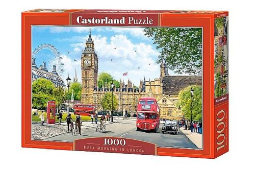 Puzzle 1000 piese busy morning in london castorland 104963