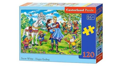 Puzzle 120 piese snow white happy ending castorland