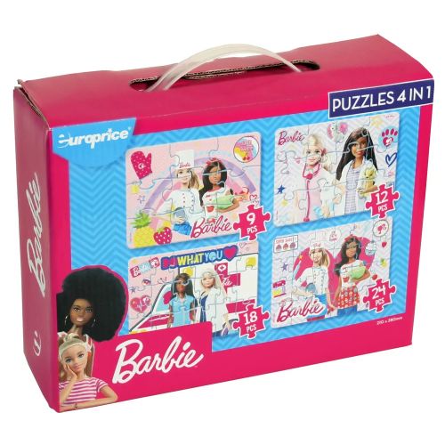 Puzzle barbie 4 in 1 (9+12+18+24 piese) ep