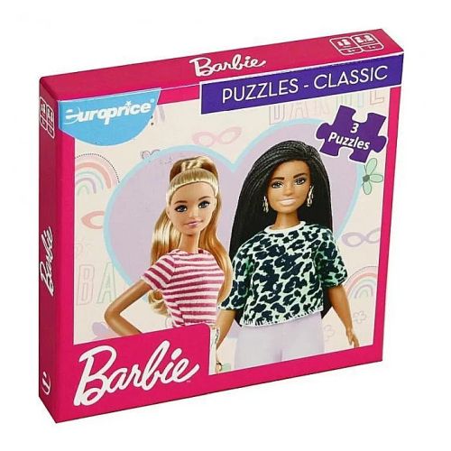 Puzzle barbie 3x9 piese clasic ep