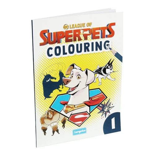 Carte de colorat leagues of superpets 1 