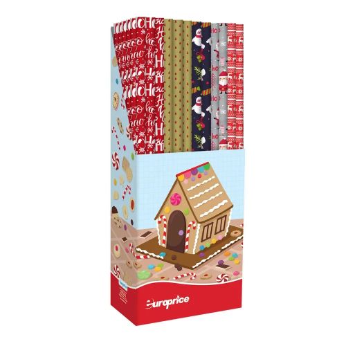 Hartie de ambalat 70x200 gingerbread house - europrice