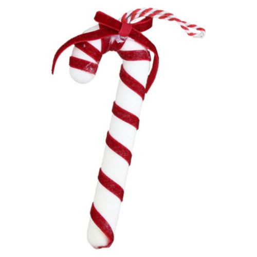 Bastonas decor cu agatatoare candy cane 15cm abj434640