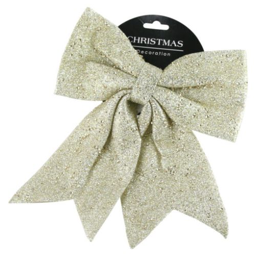 Ornament fundita auriu cu glitter 29cm caa626790