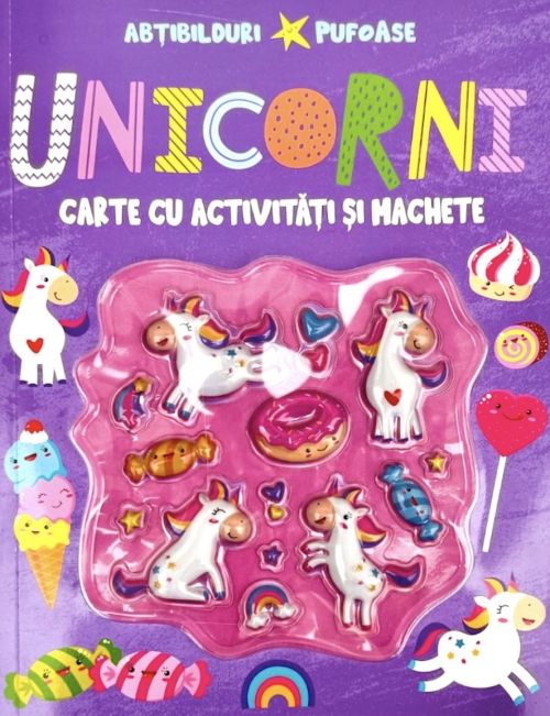 Abtibilduri pufoase. Unicorni