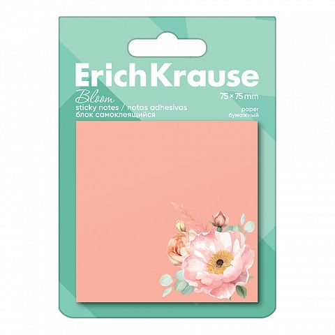 Stick notes hartie 75*75mm 50coli pastel bloom erich 61661