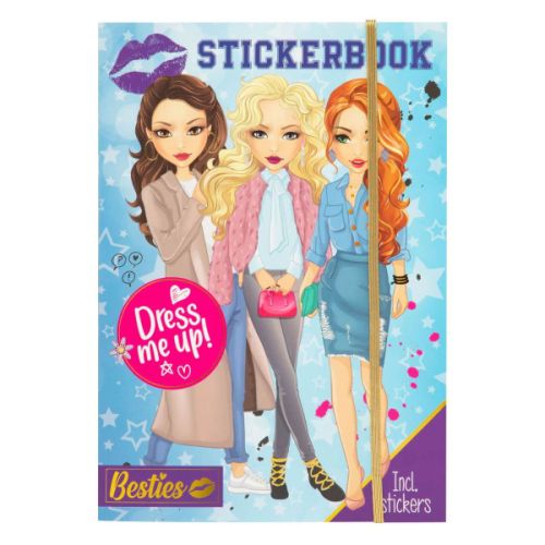 Carte cu stickere imbraca-ma! Besties