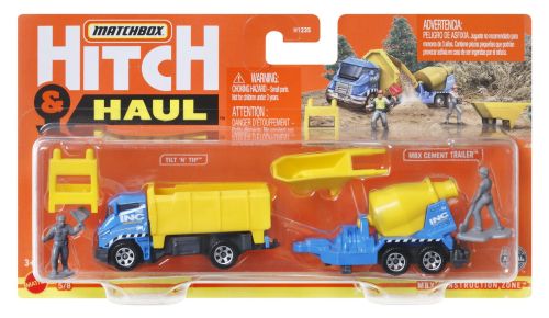 Matchbox hitch&haul vehicule mbx construction mth1235_hfh84