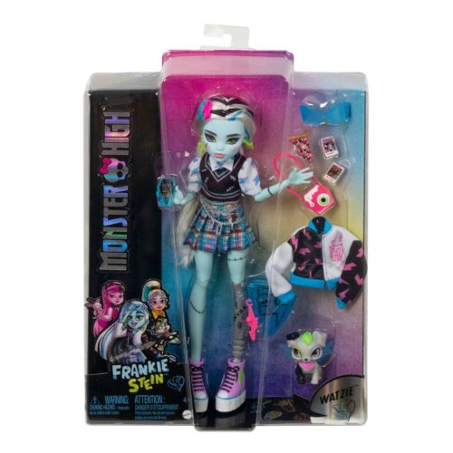 Monster high papusa frankie stein cu animalut si acc.Mthhk53