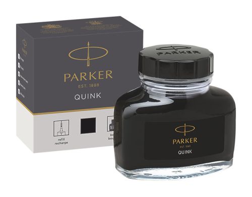 Calimara cerneala parker quink negru 57ml 1950375