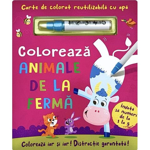 Coloreaza animale de la ferma