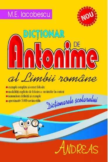 Dictionar de antonime al Limbii Romane - M.E. Iacobescu