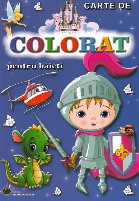 Carte de colorat pentru baieti