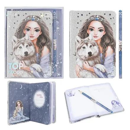 Topm carnet cu pix wolf 1-13176