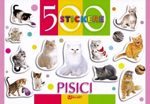 500 stickere. Pisici