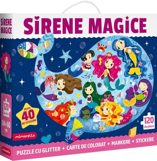 Puzzle 120 piese - Sirene Magice