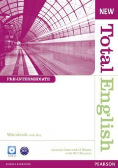 New Total English Pre-Intermediate Workbook with Key and Audio CD - Will Moreton