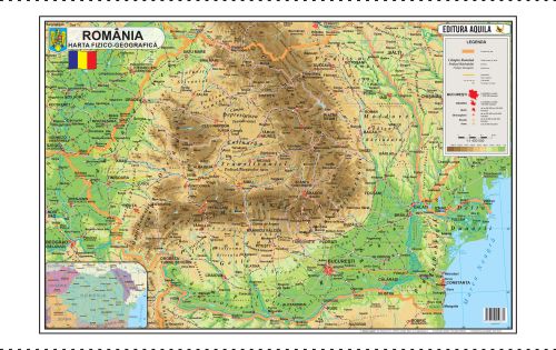 Harta Romania 50x70