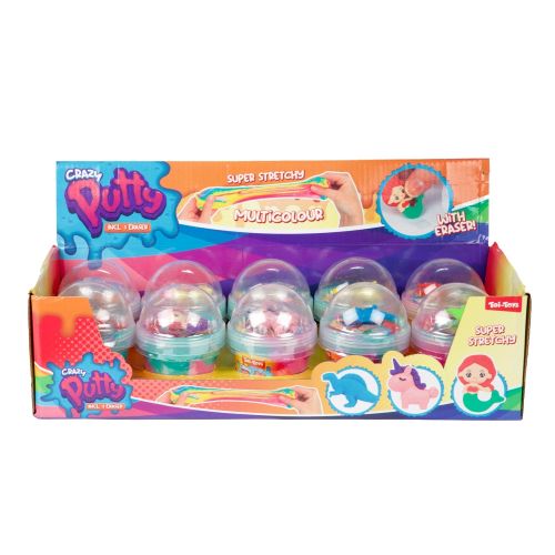 Putty curcubeu super stretchy cu radiera figurina 35770z