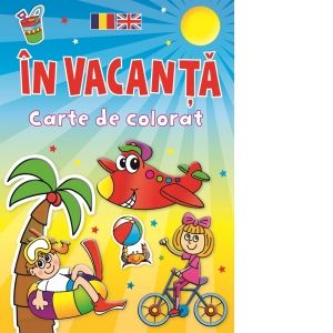 Carte de colorat. In vacanta