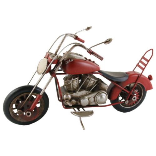 Motocicleta decorativa retro din metal 24x16 mo-204704