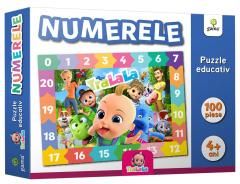 Numerele - Puzzle educativ 100 de piese