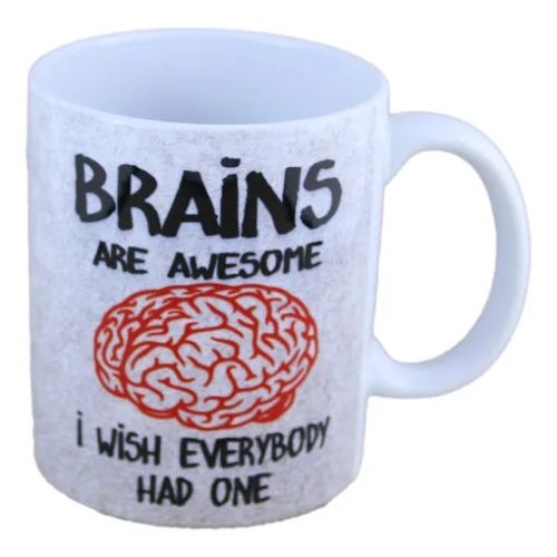 Cana ceramica ,brains are awesome 1142