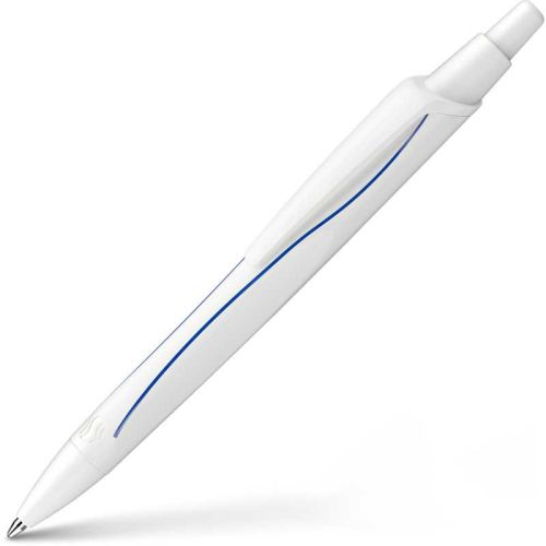 Ballpoint pen reco white refill eco 725 m blue