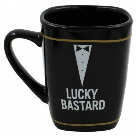 Cana ceramica 260ml luck bastard nklbmug001