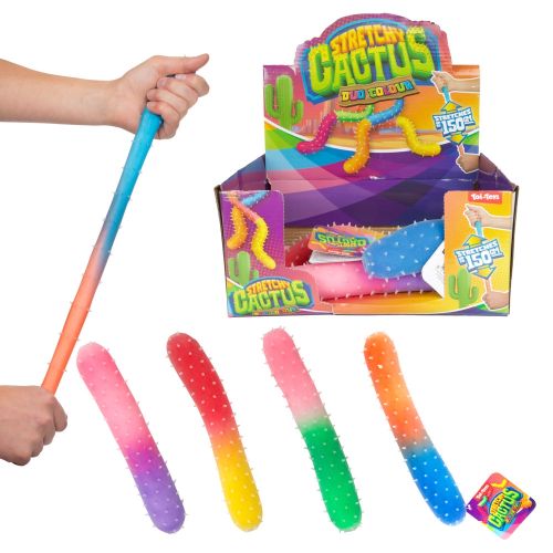 Jucarie stretchy curcubeu cactus  toi-toys 35165z